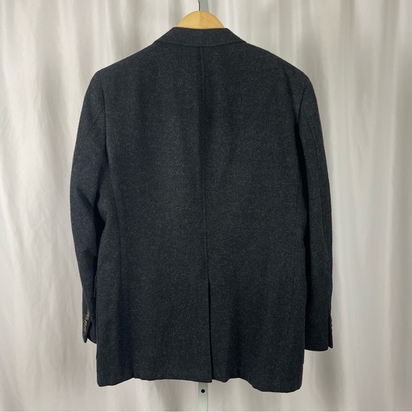 Vintage Benchley Ltd. Size 44 100% Wool 2 Button Blazer Sport Coat Office - Picture 2 of 10